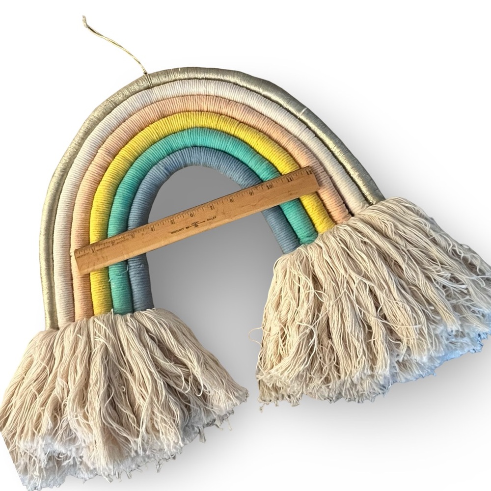 Large Rainbow Wall Hanging Kids Room - Picture 3 of 4